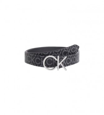 Calvin Klein Re-Lock Logo Belt black