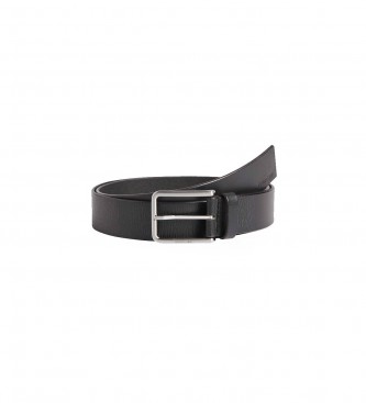 Calvin Klein Leather belt Warmth Oiled black
