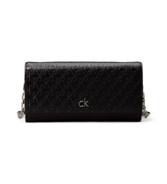 Calvin Klein Cartera bandolera con logo negro