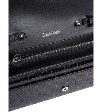 Calvin Klein Bolsa de ombro com logtipo preto