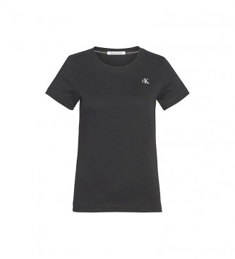 Calvin Klein Camiseta CK Slim de Algodón Ogánico negro