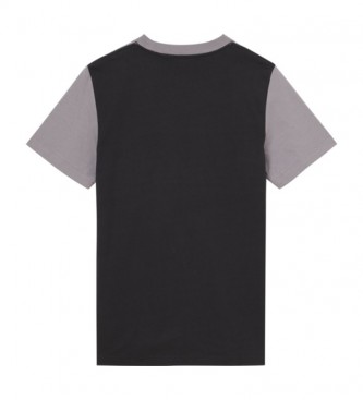 Calvin Klein T-shirt Colorblock gris, noir, blanc 