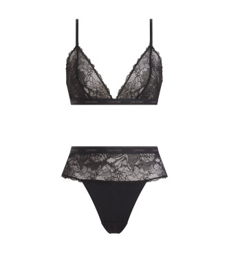 Calvin Klein Black lace underwear set