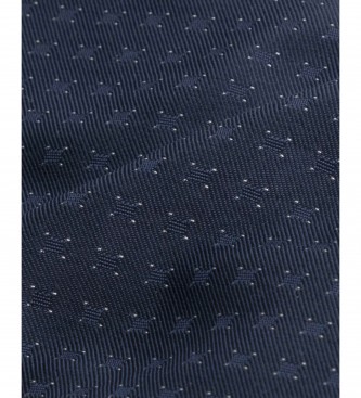 Calvin Klein Cravatta a quadri blu scuro