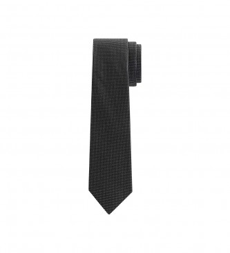 Calvin Klein Cravatta strutturata nera