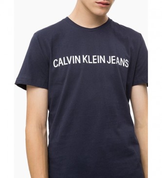 Calvin Klein Core Institutional Logo Slim T-shirt marine