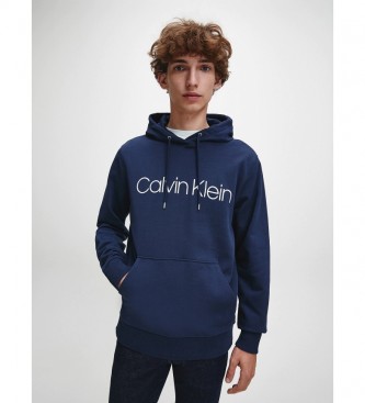 Calvin Klein Cotton Logo Sweatshirt navy