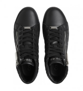 Calvin Klein Zapatillas de piel Cupsole negro