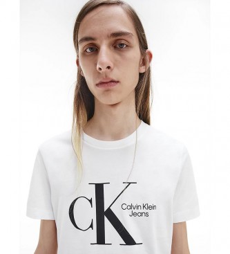 Calvin Klein Camiseta Dynamic CK Center Chest blanco