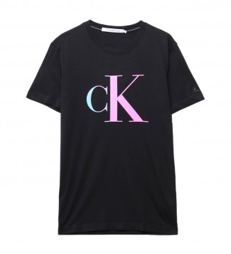 Calvin Klein Camiseta Filled Tee negro