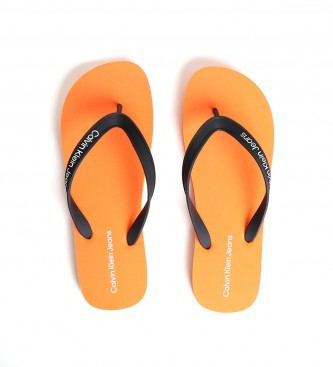 Calvin Klein Flip-flops Swit man preto, laranja