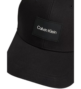 Calvin Klein Zwarte katoenen keperstof pet