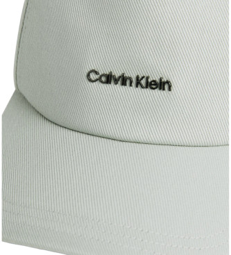 Calvin Klein Cappuccio con scritta in metallo verde