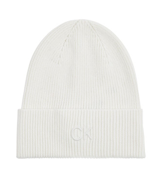 Calvin Klein Gorro de punto blanco