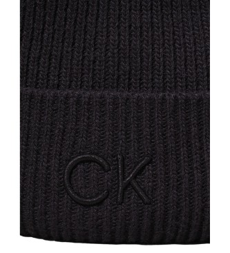 Calvin Klein Svart stickad mssa