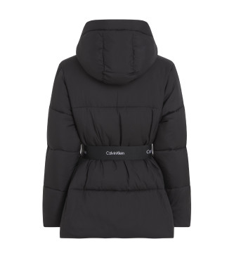 Calvin Klein Jeans Manteau court en duvet de plumes de nylon Noir