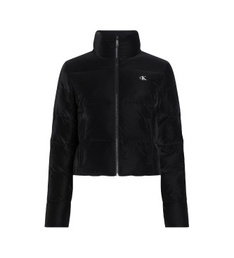 Calvin Klein Jeans Manteau noir  effet flanelle