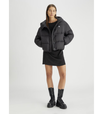 Calvin Klein Jeans Sort puffer-frakke