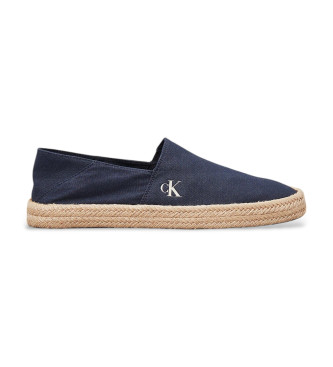 Calvin Klein Jeans Espadrilles aus Segeltuch in Marineblau