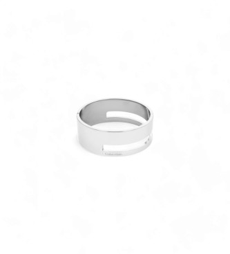 Calvin Klein Jeans Versilberter Armreif Ring