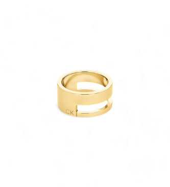 Calvin Klein Jeans Anello Essentials geometrico misura 52 in oro