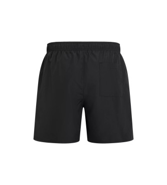 Calvin Klein Jeans Monogram mittellange Badehose mit Kordelzug schwarz