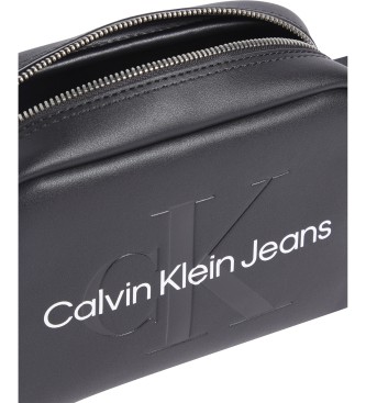 Calvin Klein Jeans Črna messenger torba z logotipom
