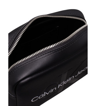 Calvin Klein Jeans Schwarze Logo-Kuriertasche