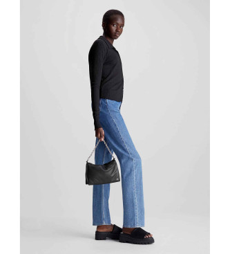 Calvin Klein Jeans Mikro-skulderrem sort