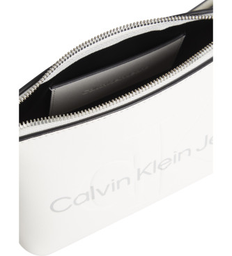 Calvin Klein Jeans Borsa a tracolla bianca scolpita per fotocamera21