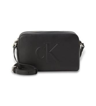 Calvin Klein Jeans Saco de ombro com logtipo preto