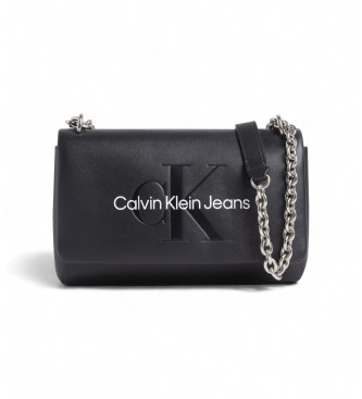 Calvin Klein Jeans Sort taske med flap