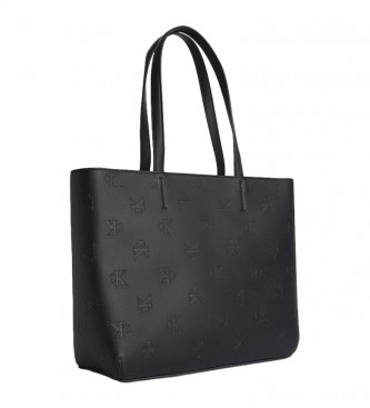 Calvin Klein Jeans Tote Bag med logo sort