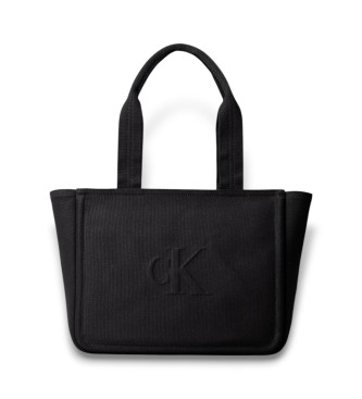 Calvin Klein Jeans Borsa tote in tela nera