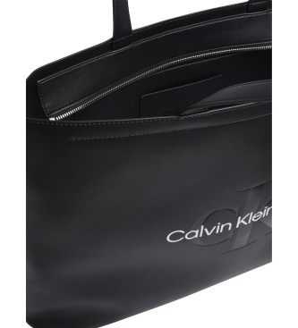 Calvin Klein Jeans Velika tote torba črna
