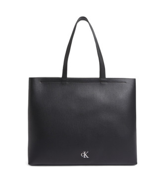 Calvin Klein Jeans Slim Tote Bag black Esdemarca Store fashion footwear and accessories best brands shoes and designer shoes