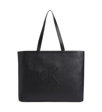 Calvin Klein Jeans Groe schlanke Tragetasche schwarz