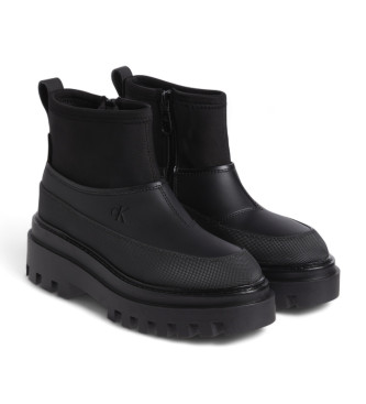 Calvin Klein Jeans Schwarze niedrige Stiefel