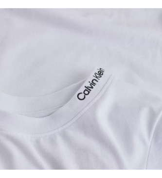 Calvin Klein Jeans T-Shirt mit weiem Logo am Kragen