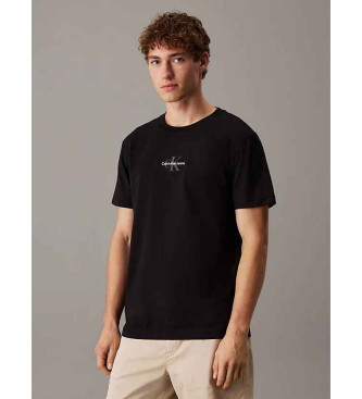 Calvin Klein Jeans T-shirt com monograma preto  