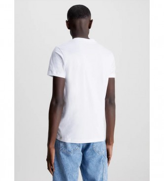 Calvin Klein Jeans Core Monogram Slim T-shirt vit