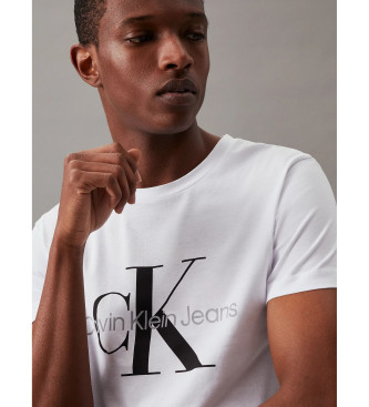 Calvin Klein Jeans Core Monogram Slim T-shirt biały