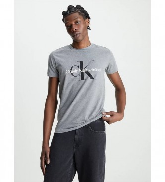 Calvin Klein Jeans Core Monogram Slim T-shirt grau