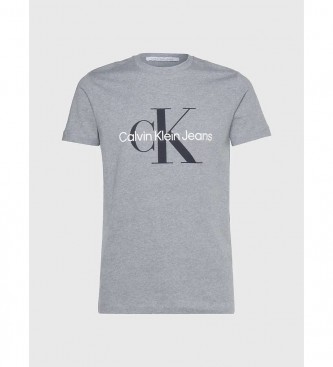 Calvin Klein Jeans T-shirt mince Core Monogram gris