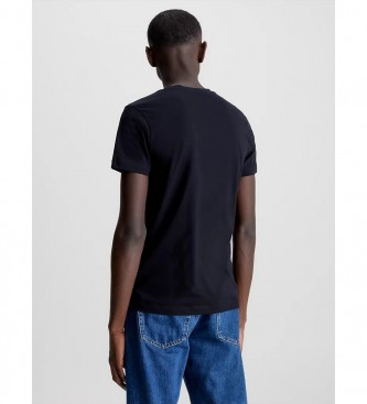 Calvin Klein Jeans Camiseta Core Monogram Slim negro