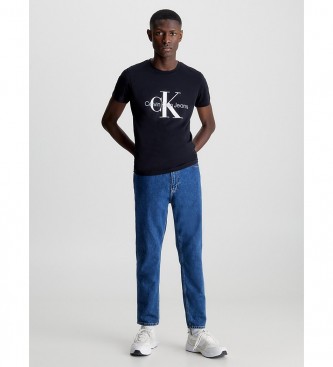 Calvin Klein Jeans T-shirt mince Core Monogram noir