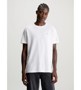 Calvin Klein Jeans Bombažna majica z belim znakom
