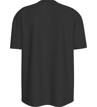Calvin Klein Jeans Diffused Majica z logotipom črna