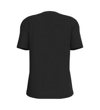 Calvin Klein Jeans Camiseta Embro Badge negro