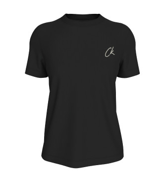 Calvin Klein Jeans T-shirt avec logo brod noir